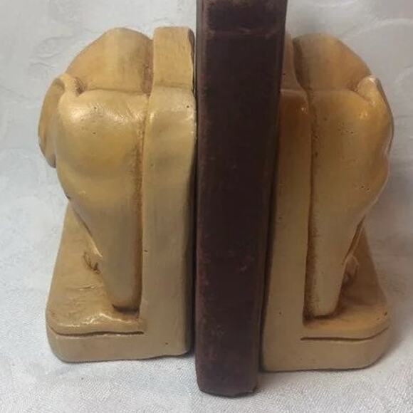 Vintage Elephant Ceramic Bookends - Picture 3 of 6